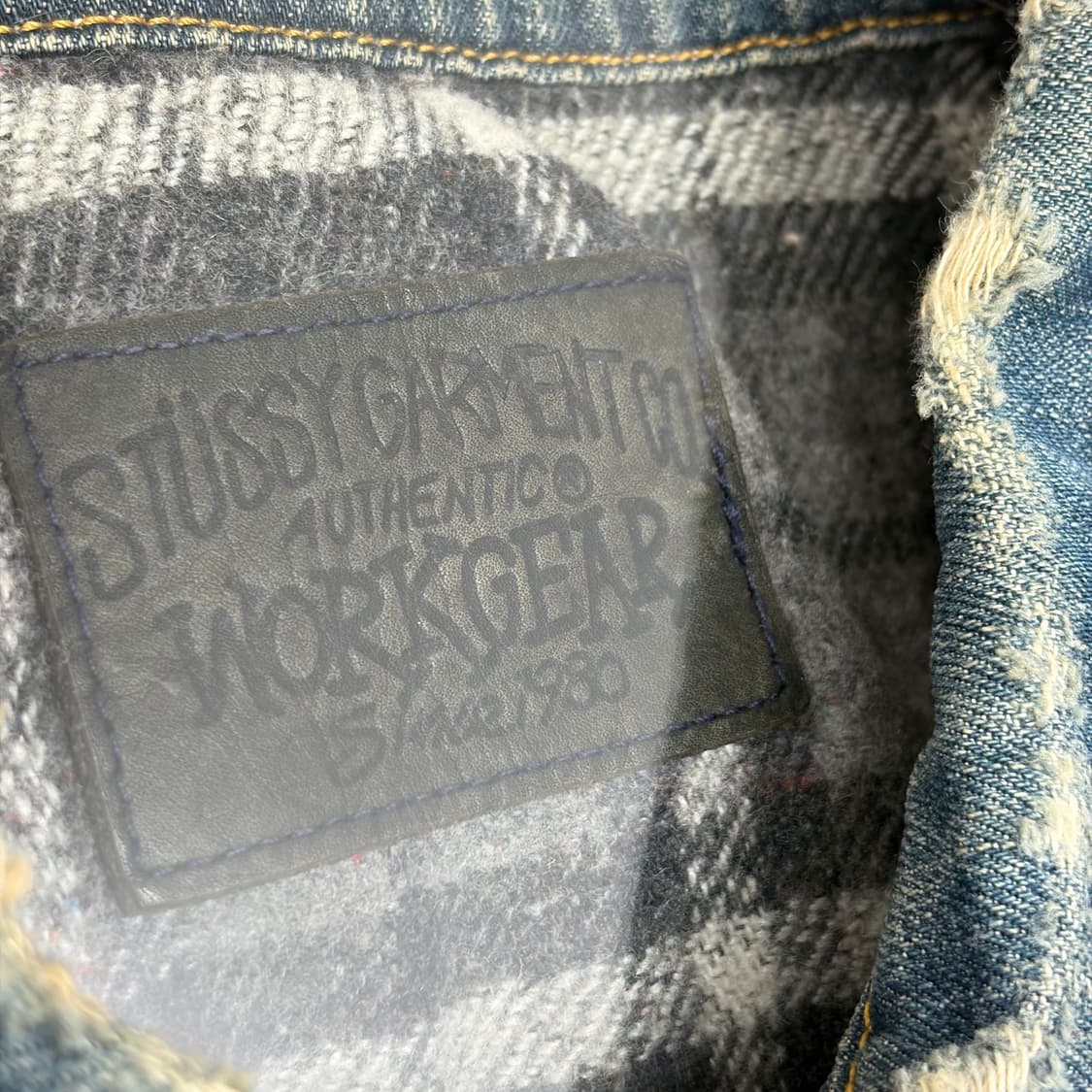 스투시 청 데님 자켓 상품이미지2