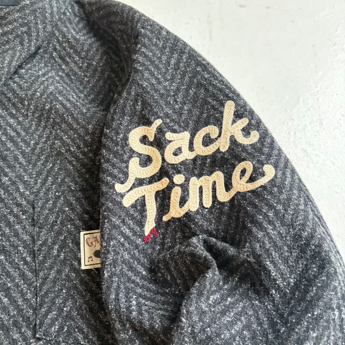 갱스터빌 빈티지 헤링본 셔츠 L 상품이미지6