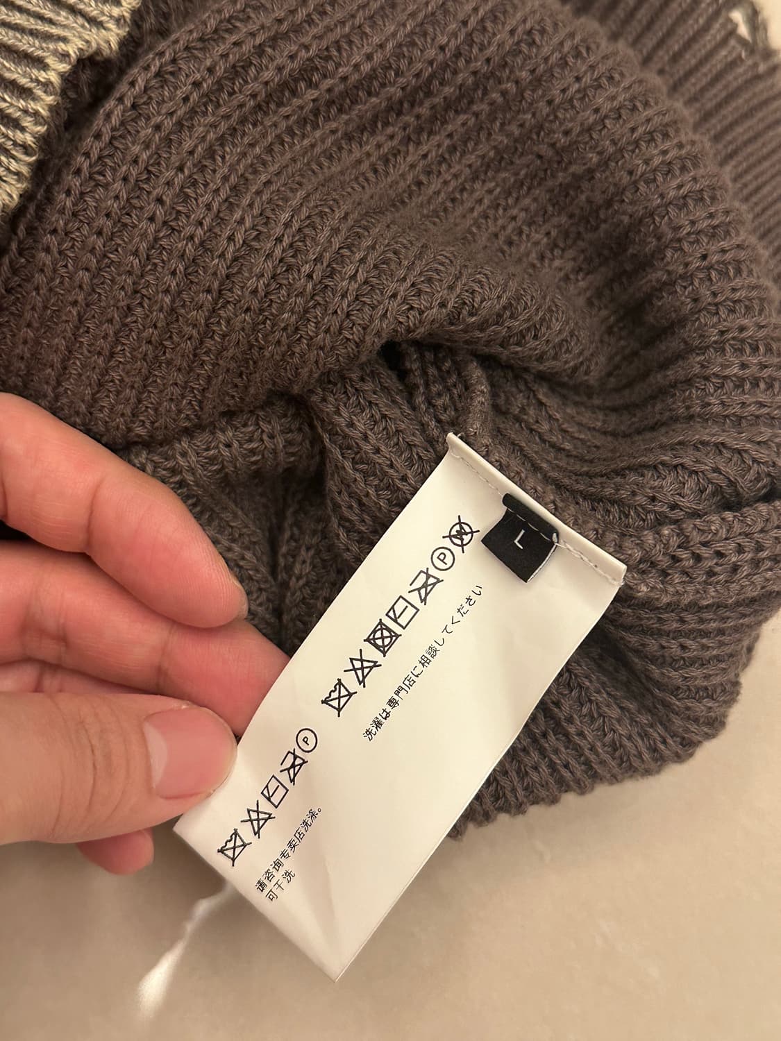 메종미네드 데미지 반팔니트 상품이미지6