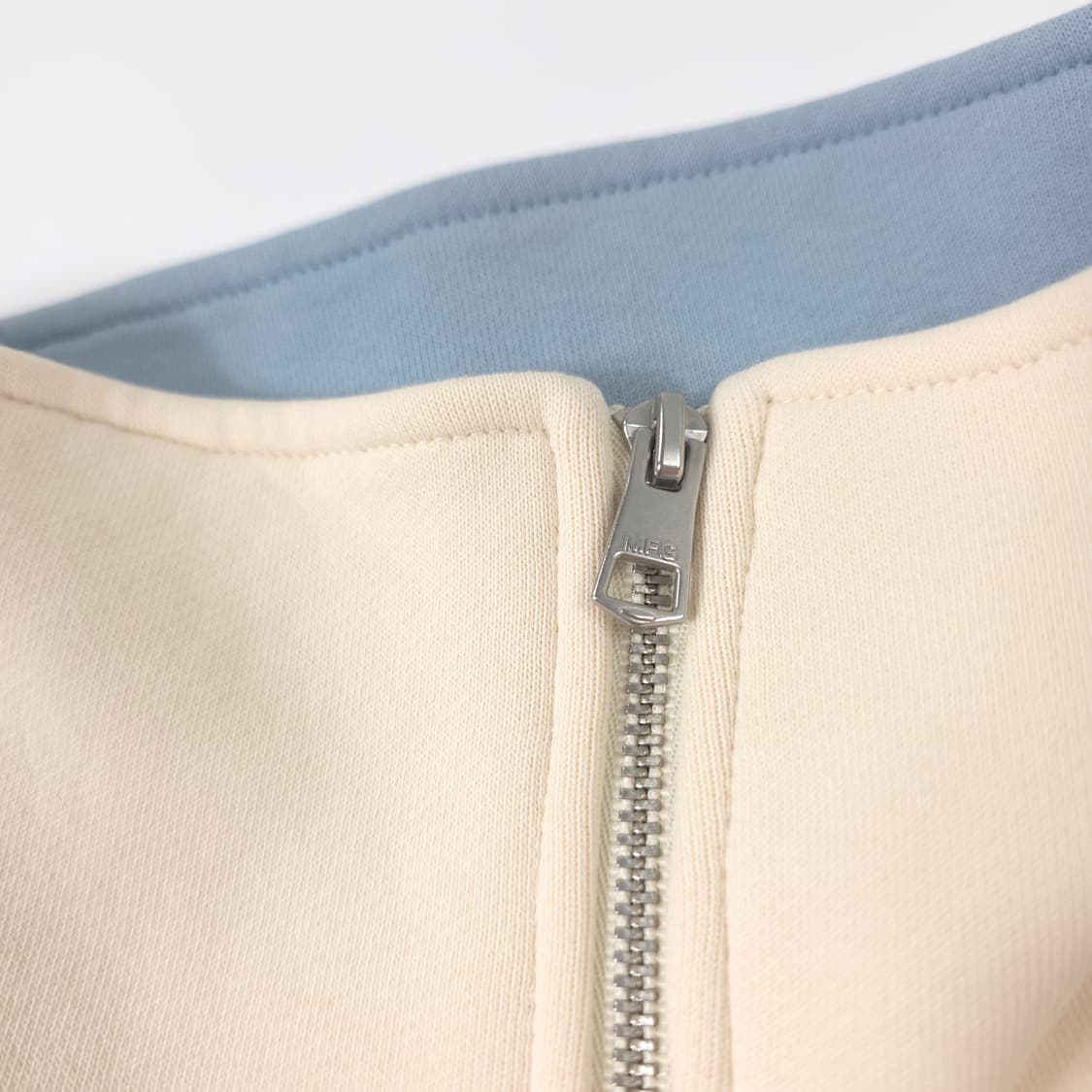 마리떼프랑소와저버 하프집업 스웻셔츠 베이지 (XL) 상품이미지5