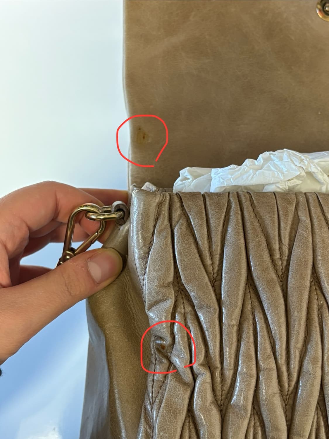 미우미우 마테라쎄 크로스백, 숄더백/핸드백 상품이미지9