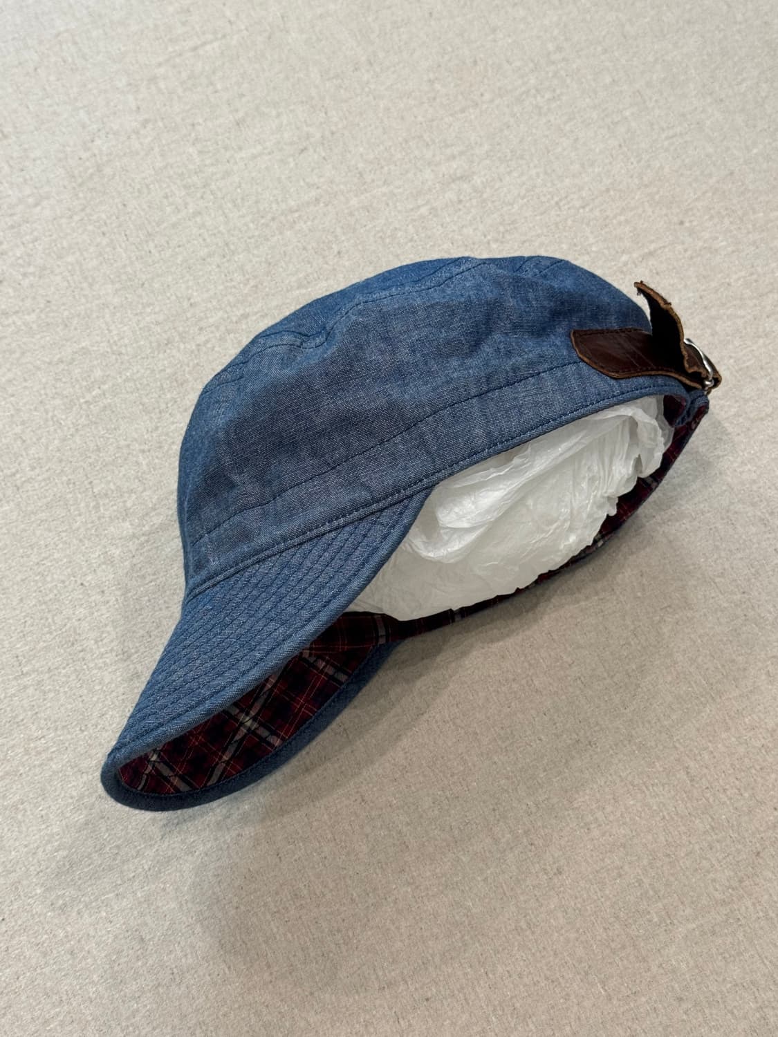 준야와타나베 레더 스트랩 캡 상품이미지4