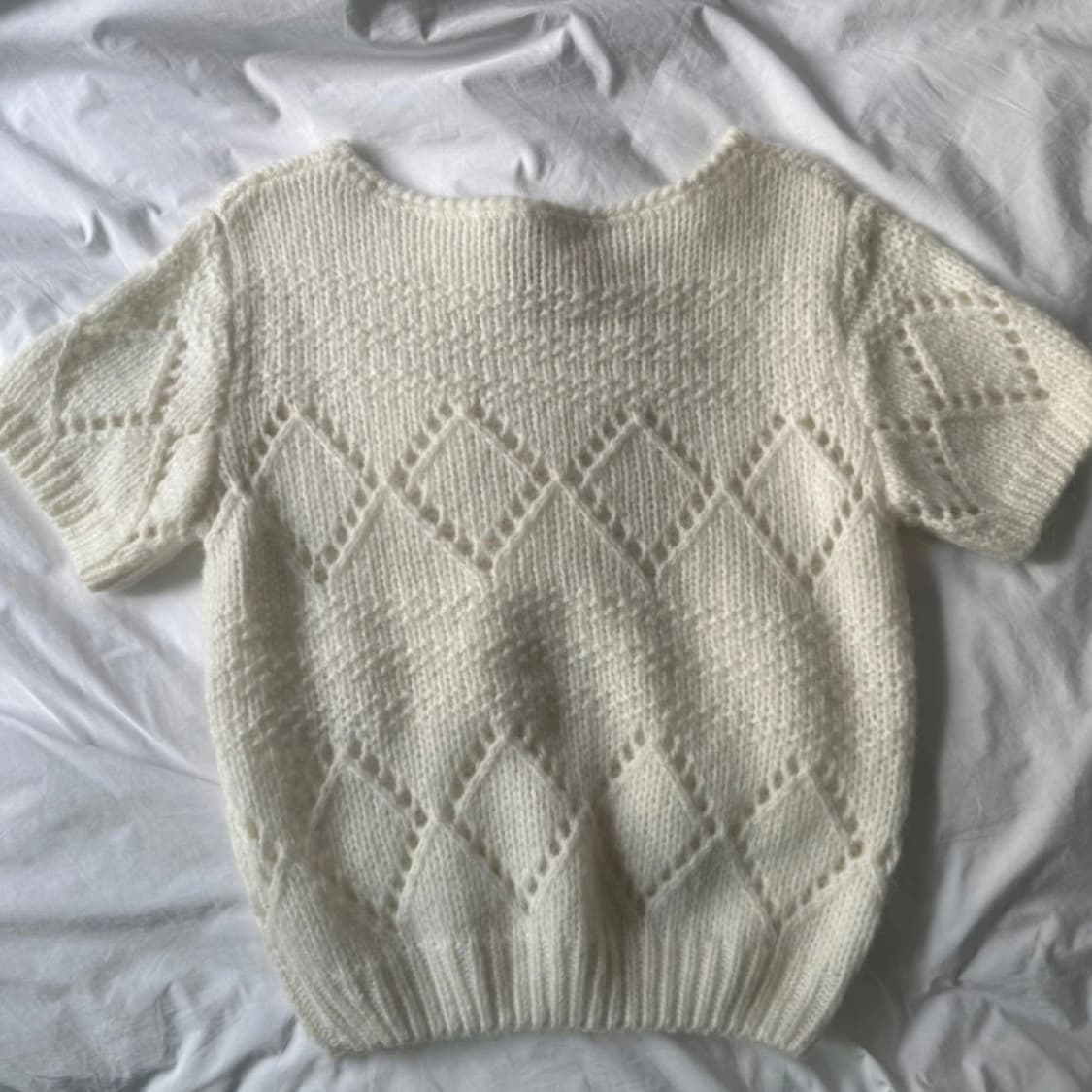 글로니 니트 반팔 탑 상품이미지2