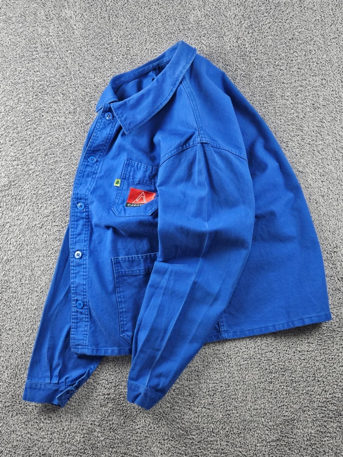 3-포켓 세라티짓 프렌치 워크 자켓 ( L추정 ) / 11262 상품이미지3