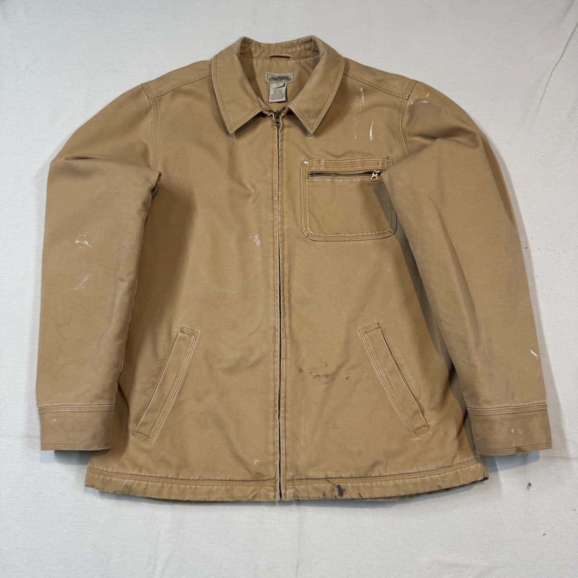 XL) LL BEAN 엘엘빈 USA 워크웨어 덕 캔버스 자켓 상품이미지1