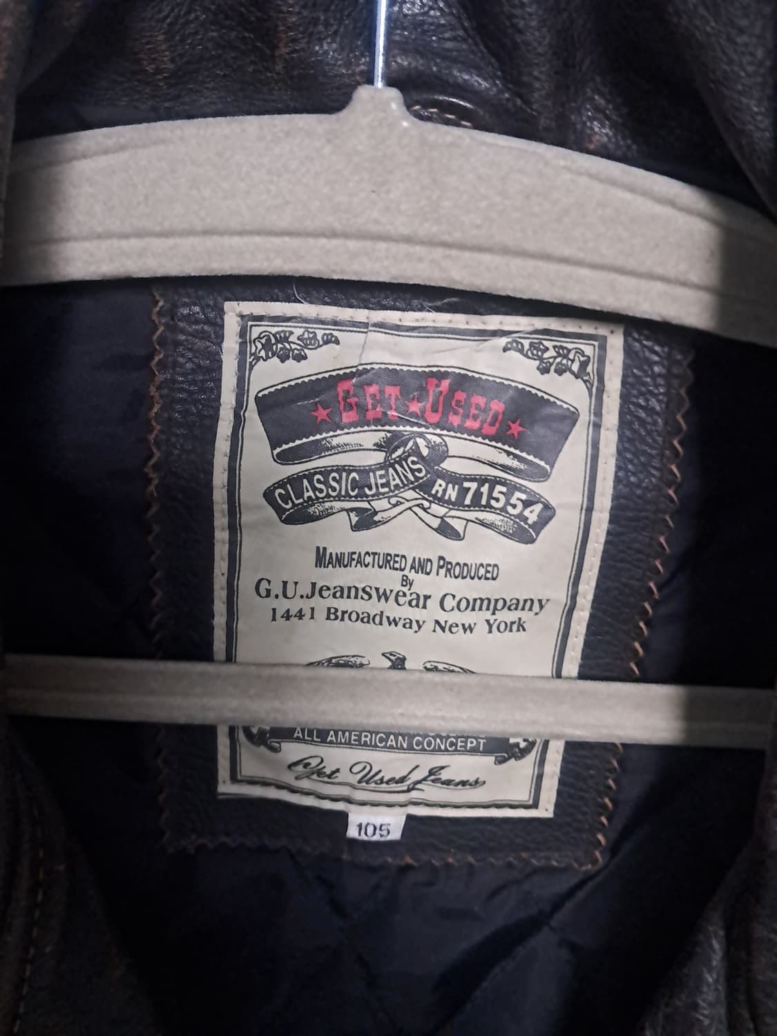 90's 겟유즈드 가죽베스트 상품이미지2