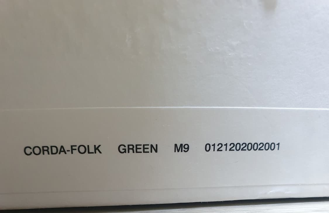 [M9] 21AW 비즈빔 코르다 포크 레더 그린 새제품 팝니다 상품이미지9
