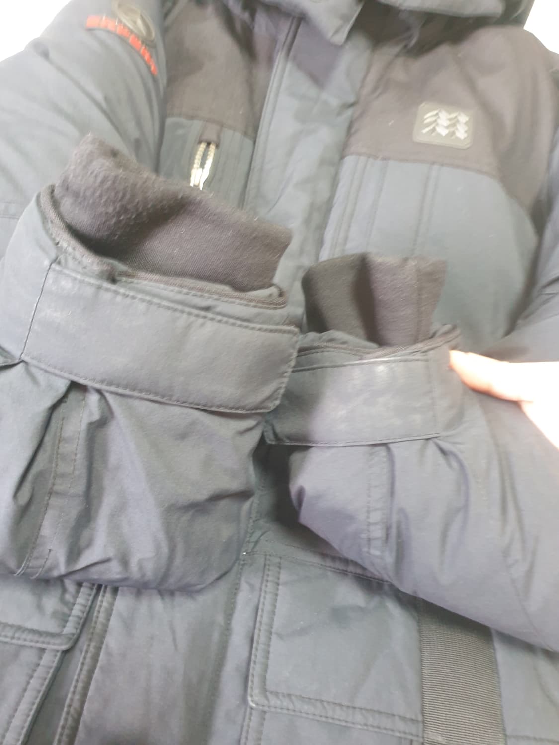 코오롱 네이비 안타티카 패딩 상품이미지2