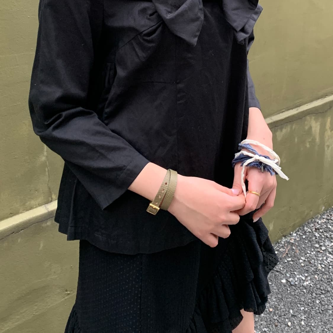 언더커버 더블 레더 팔찌 상품이미지7