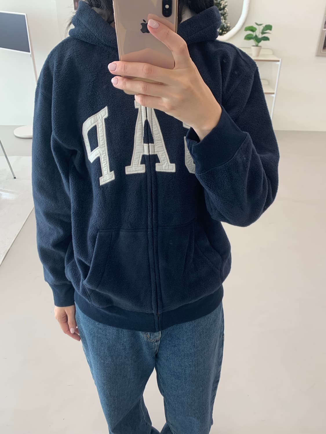 갭 키즈 후리스 후드집업 XXL(14-16) 상품이미지3