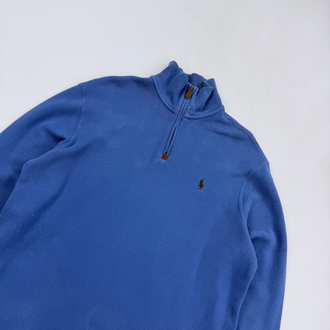 폴로 랄프로렌 하프 반집업 블루 상품이미지2