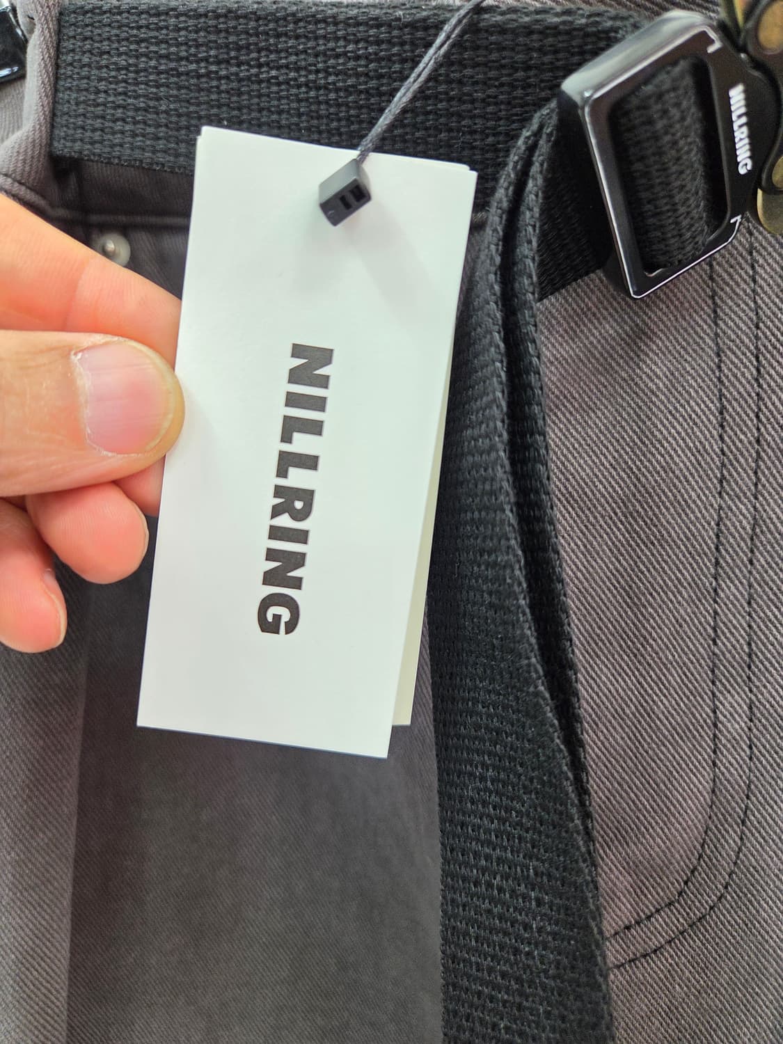 S [새상품]닐링 버클 포인트 데님 팬츠 상품이미지5