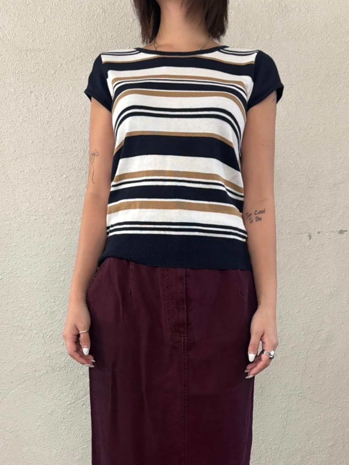 STRIPE KNIT TEE 상품이미지2