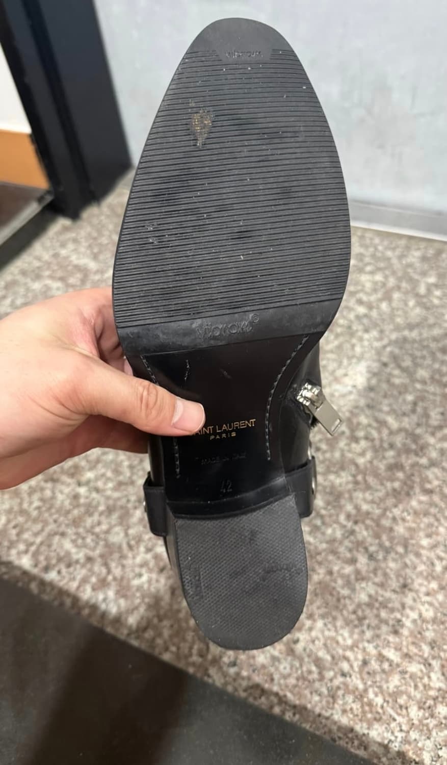 생로랑 13fw 에디슬리먼 바이시클 하네스 부츠 상품이미지3