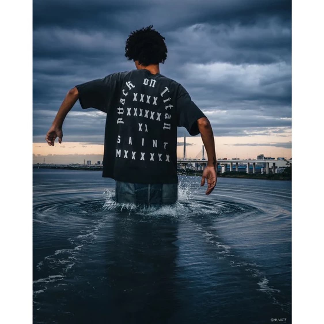 [L]세인트미카엘 x 진격의거인 26ss 반팔티셔츠 새상품 상품이미지4