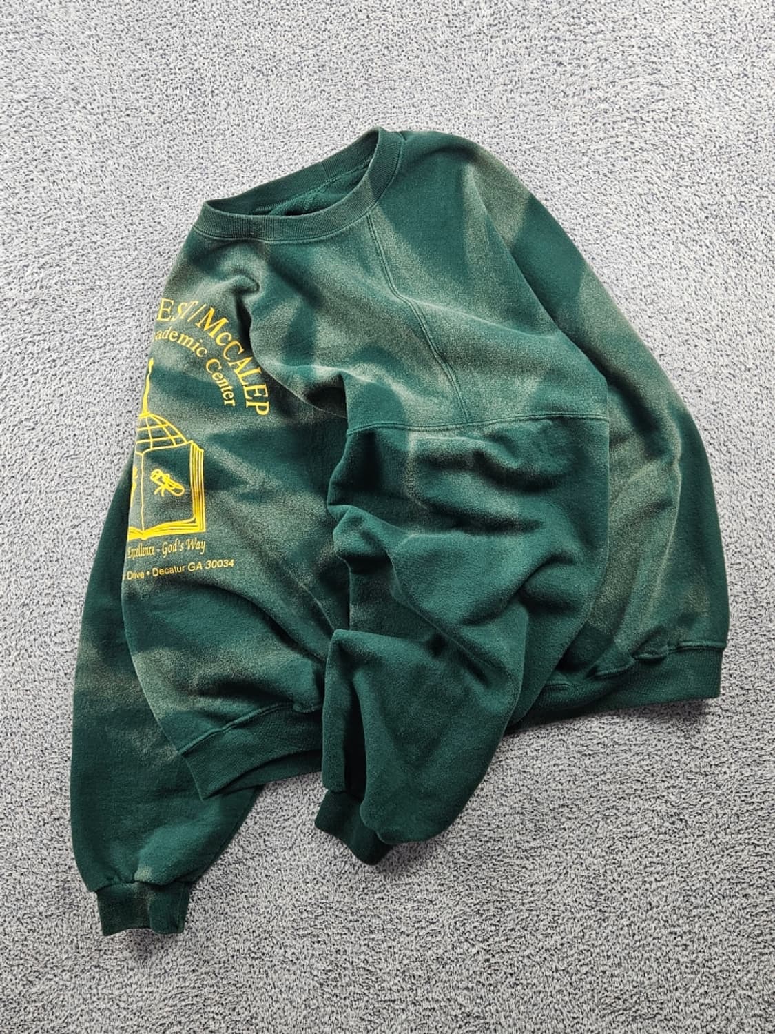 져지스 다잉 워시드 커스텀 맨투맨 스웻 셔츠 ( 2XL ) / 10952 상품이미지3