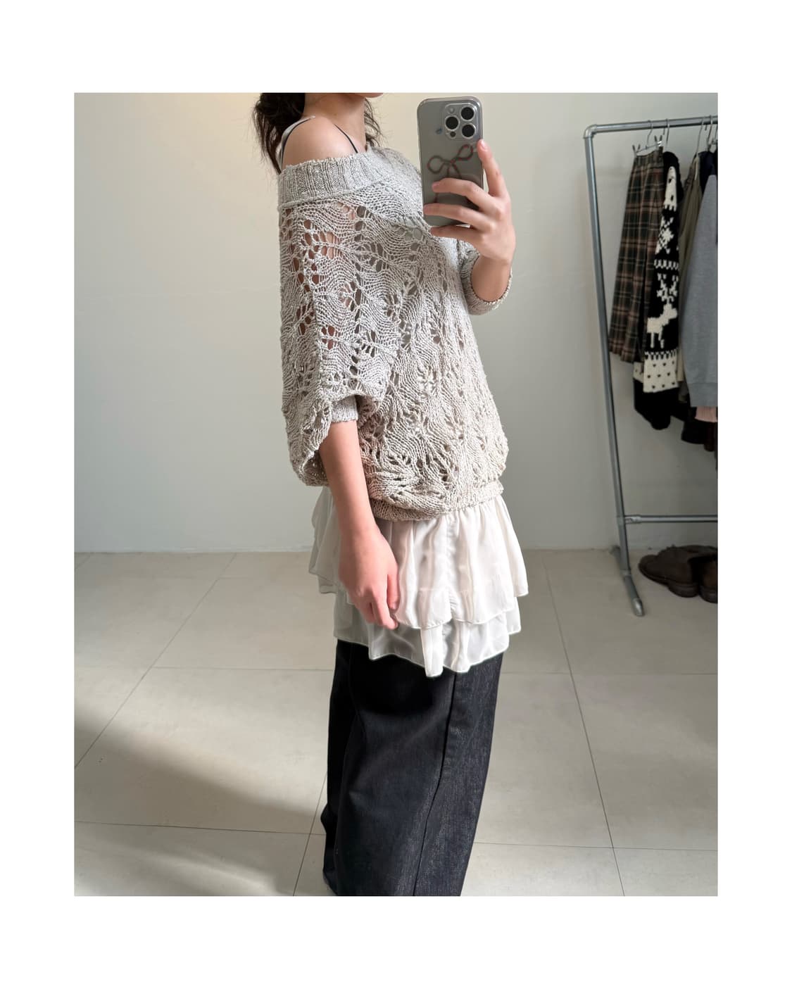 빈티지 레이어드 크로셰 상품이미지1