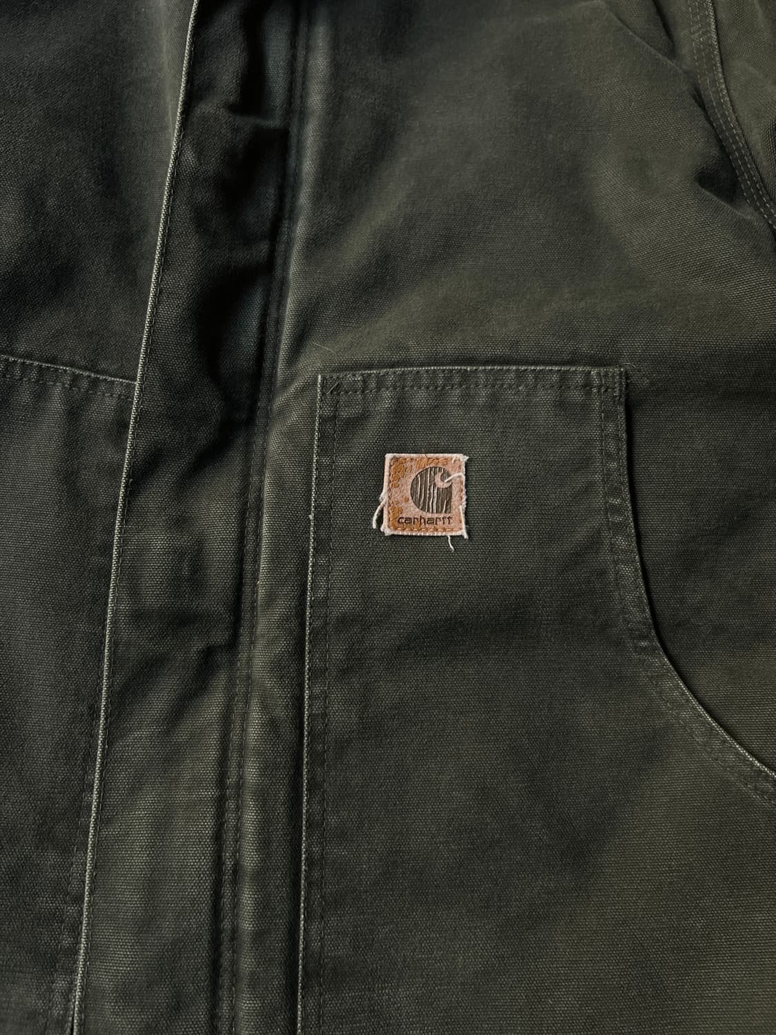 [L]칼하트 USA J22 모스그린 아크틱 워크 자켓 상품이미지4