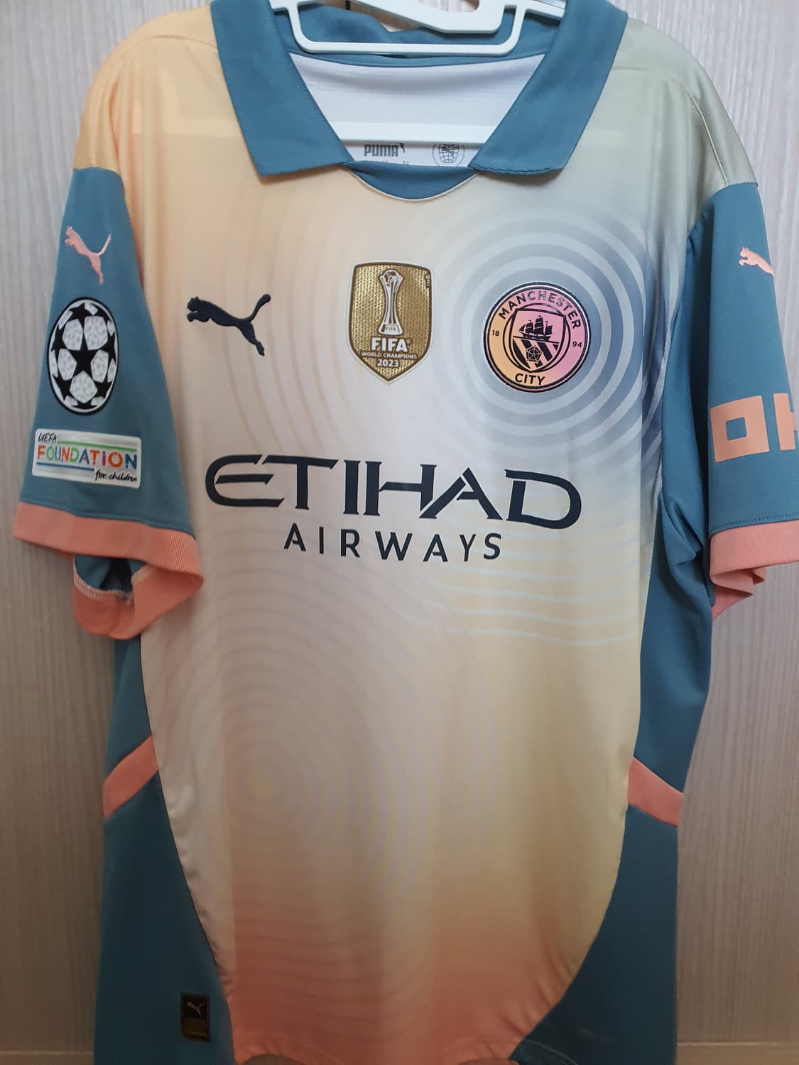 맨시티 + 오아시스 콜라보 유니폼 #47 필 포든 상품이미지1