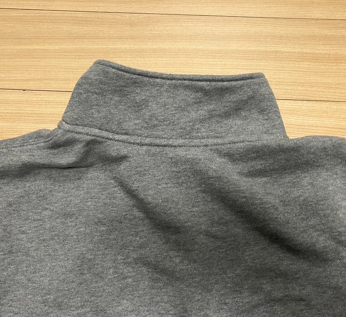 [M] 지오다노 프렌치 테리 하프집업 목넥 풀오버 그레이 상품이미지7