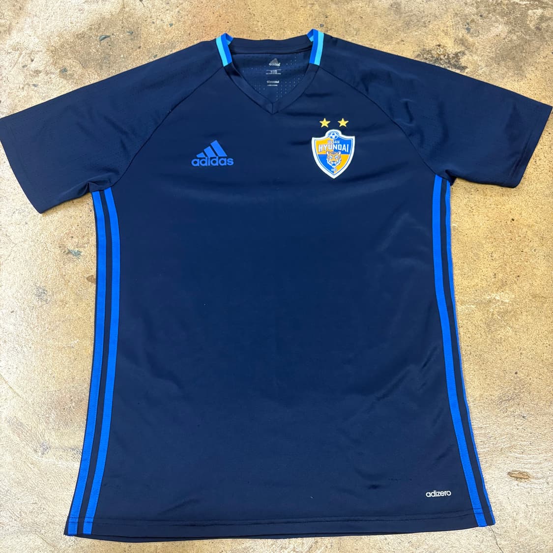 [정품/105] 아디다스 울산 현대 축구 트레이닝 티셔츠 b16 상품이미지2