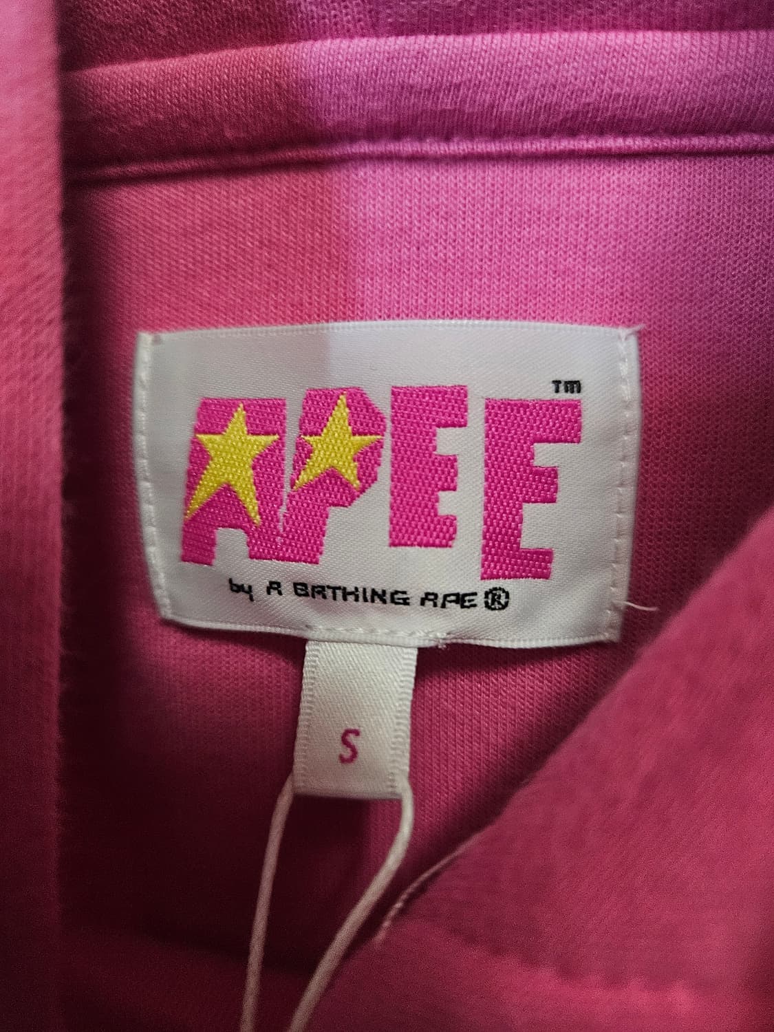 S) 베이프 에이피 Bape Apee 크롭 후드티 상품이미지5
