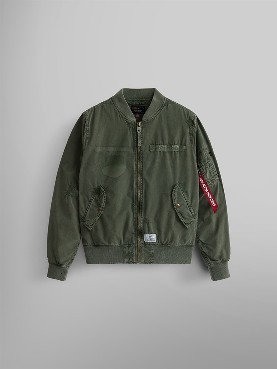알파인더스트리 RIP AND REPAIR FLIGHT JACKET 자켓 상품이미지1