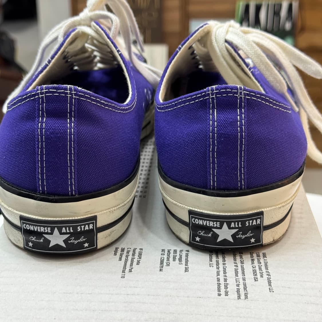 290) 컨버스 척테일러 로우 캔디그레이프 상품이미지3