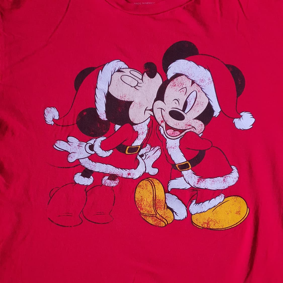 디즈니 크리스마스 미키 마우스 티셔츠 no.44 상품이미지3