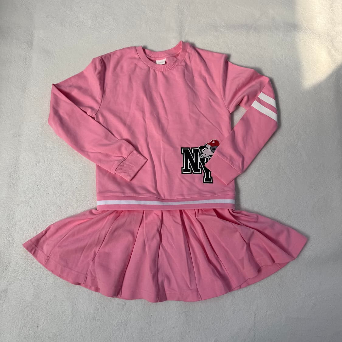 155 MLB 키즈 맨투맨 원피스 0305T 상품이미지1