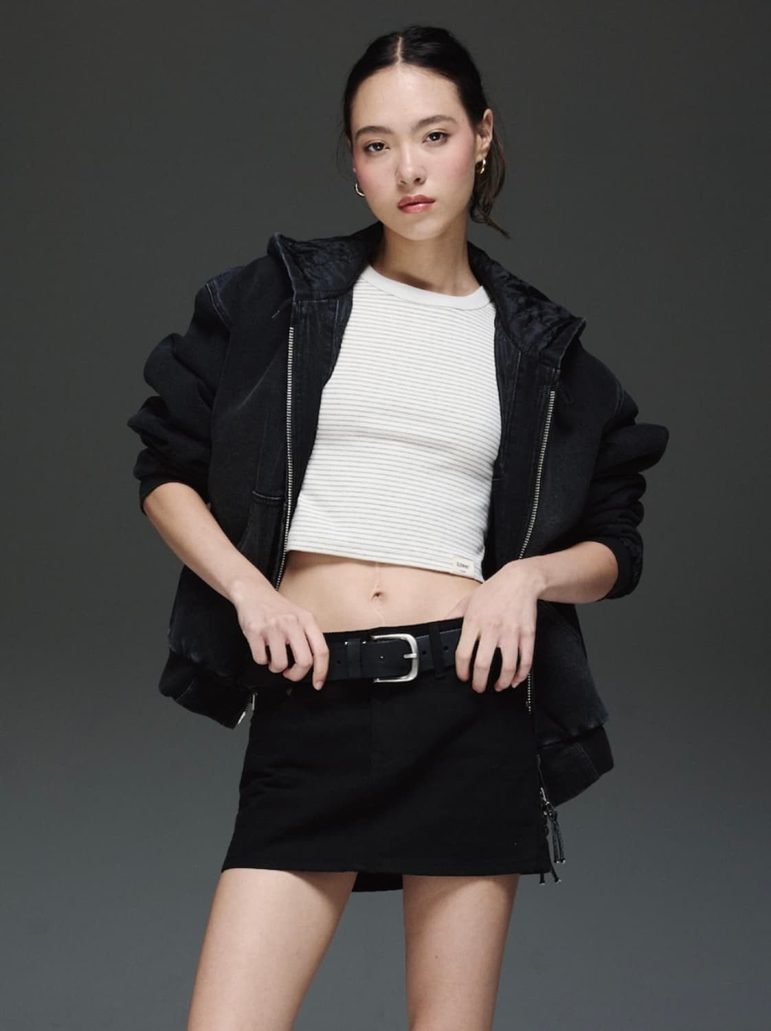 글로니 THE BELLA SKIRT (BLACK) 상품이미지2