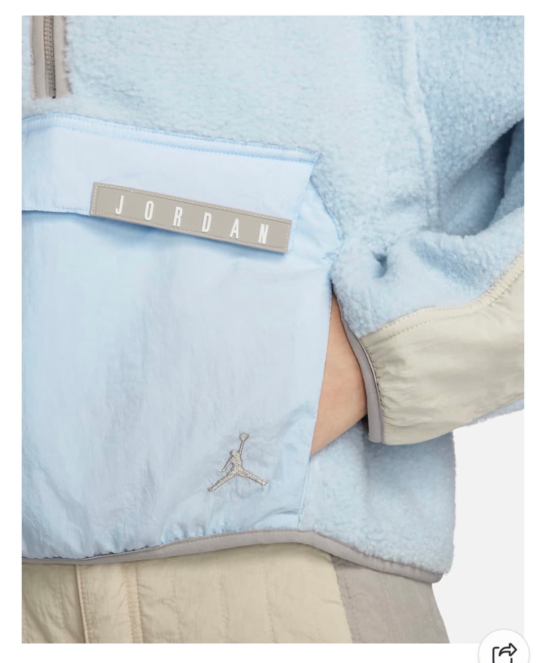 나이키 조던 코지 걸 플리스 후디 양털 재킷 상품이미지3