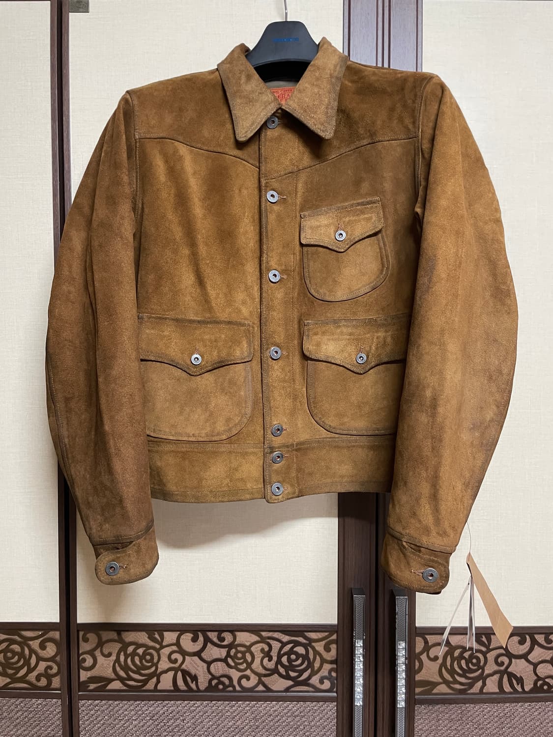 [L] RRL 러프아웃 스웨이드 재킷 상품이미지1