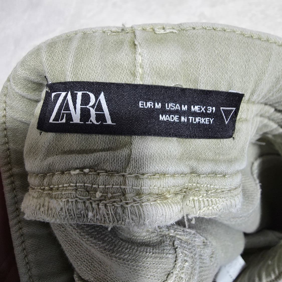 (M)자라 dnwr 가먼트다잉 조거팬츠 상품이미지4