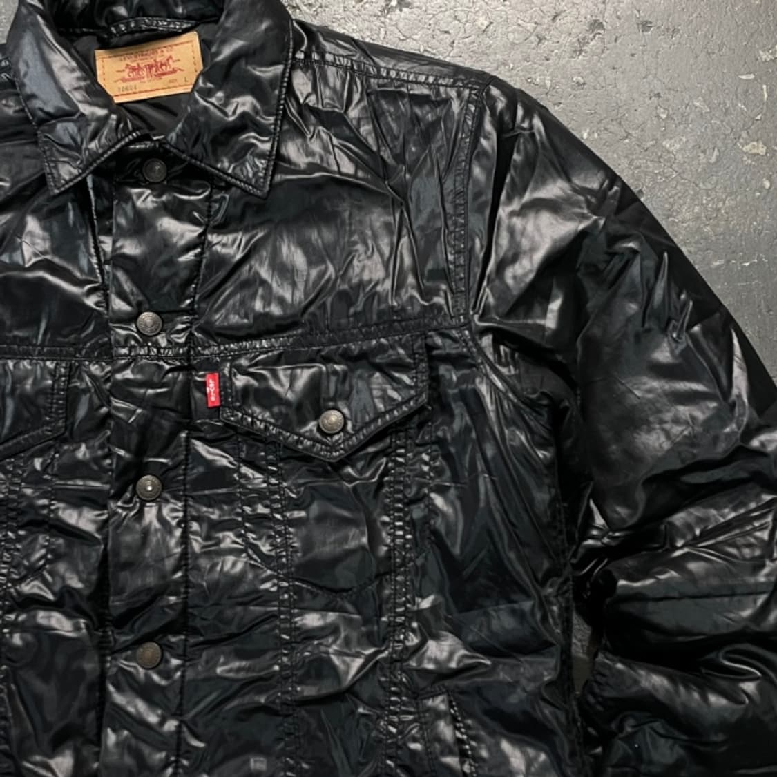 100 리바이스 재팬 트러커 패딩 자켓  상품이미지2