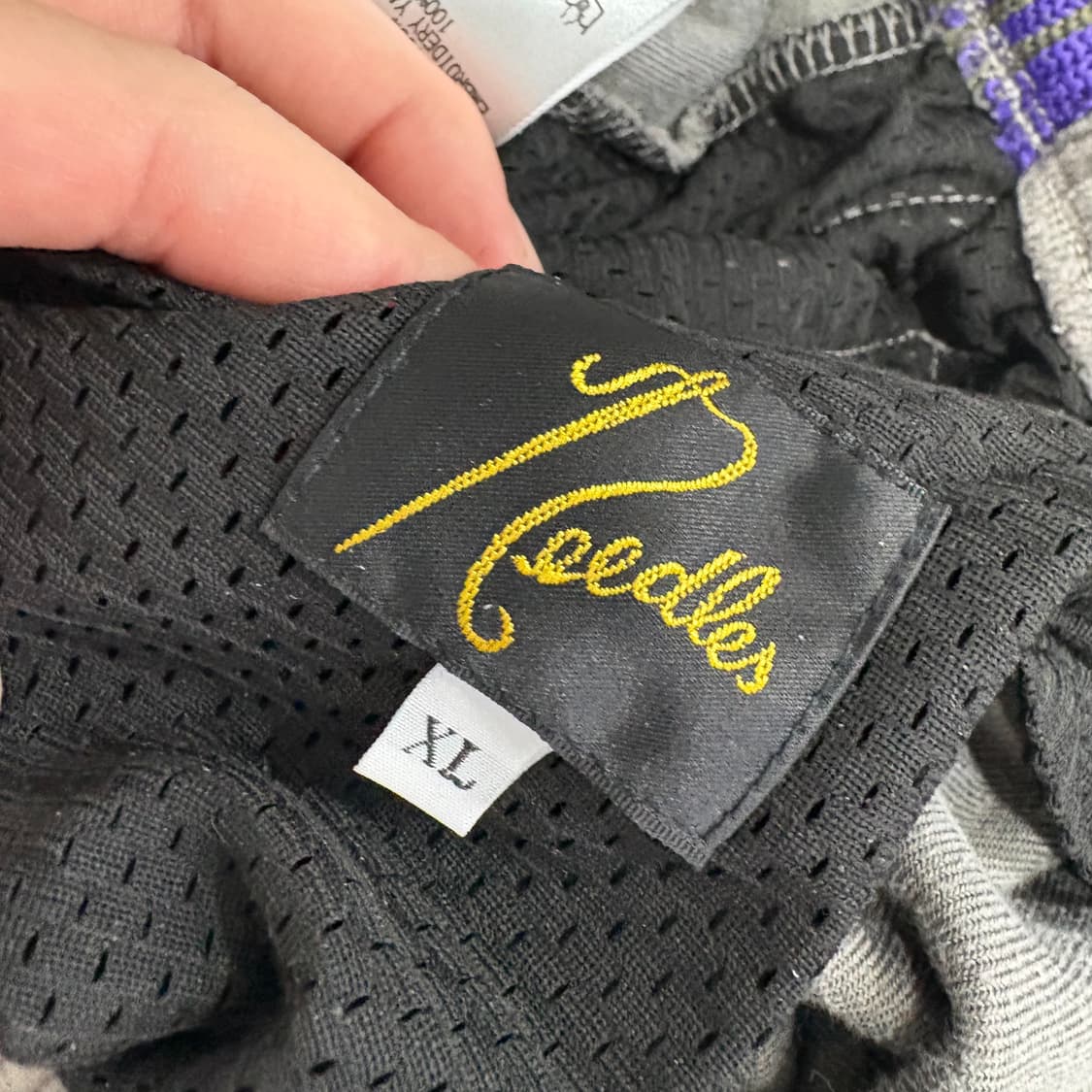 니들스 내로우 트랙팬츠 벨루어 헤더 그레이 상품이미지5