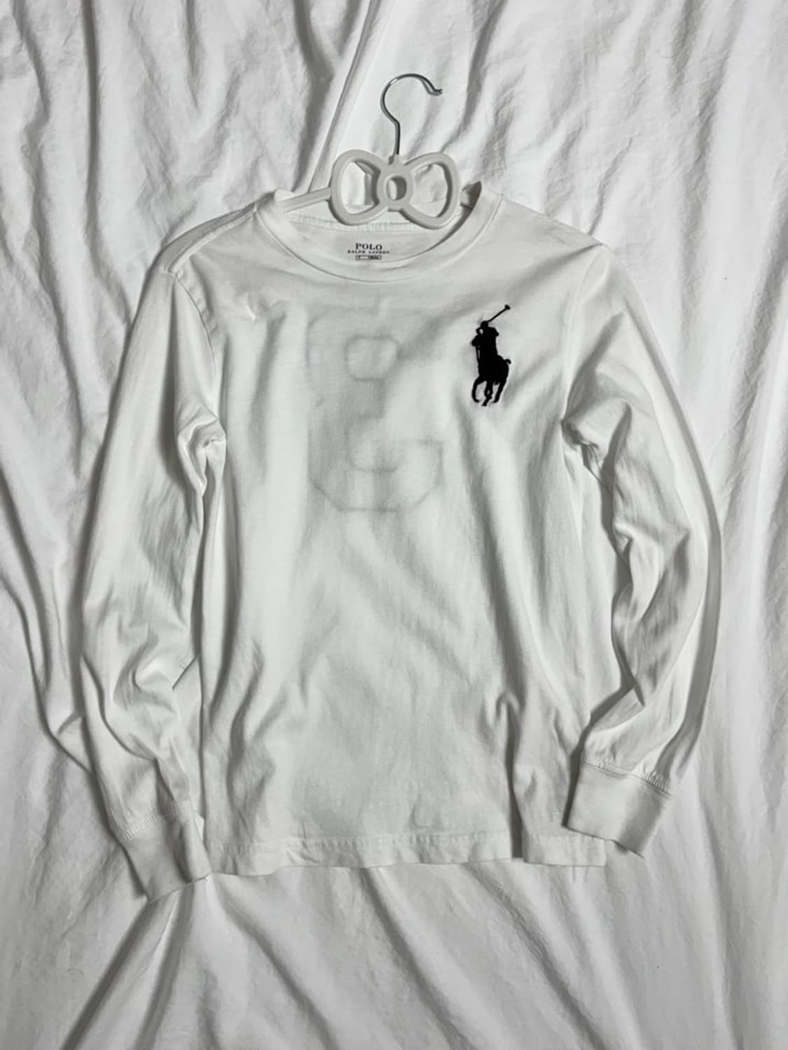 폴로 빅포니 화이트 롱슬리브 상품이미지2