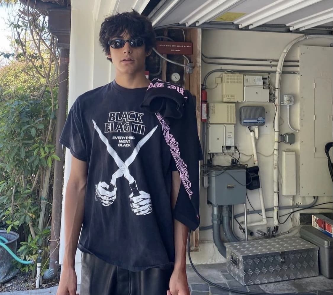 (스타크 착용) 빈티지 블랙플래그 black flag 티셔츠 판매합니다 상품이미지1