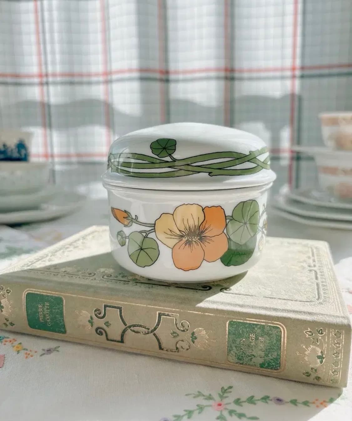 독일 빈티지 토마스 스칸딕 플라워 슈가볼 상품이미지2