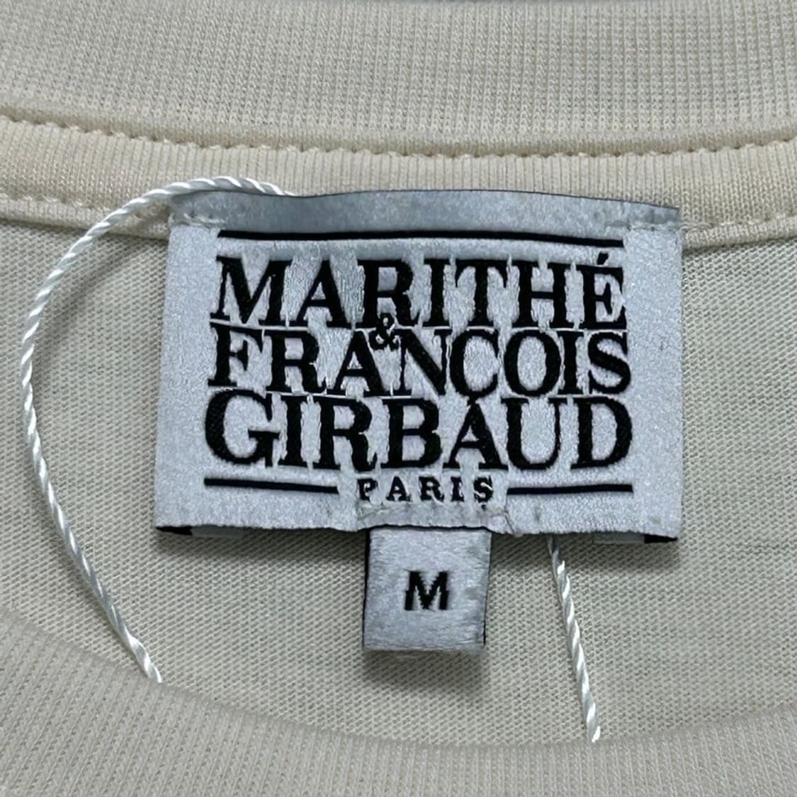 MARITHE FRANCOIS GIRBAUD 베이지+그린 반팔 M 상품이미지6