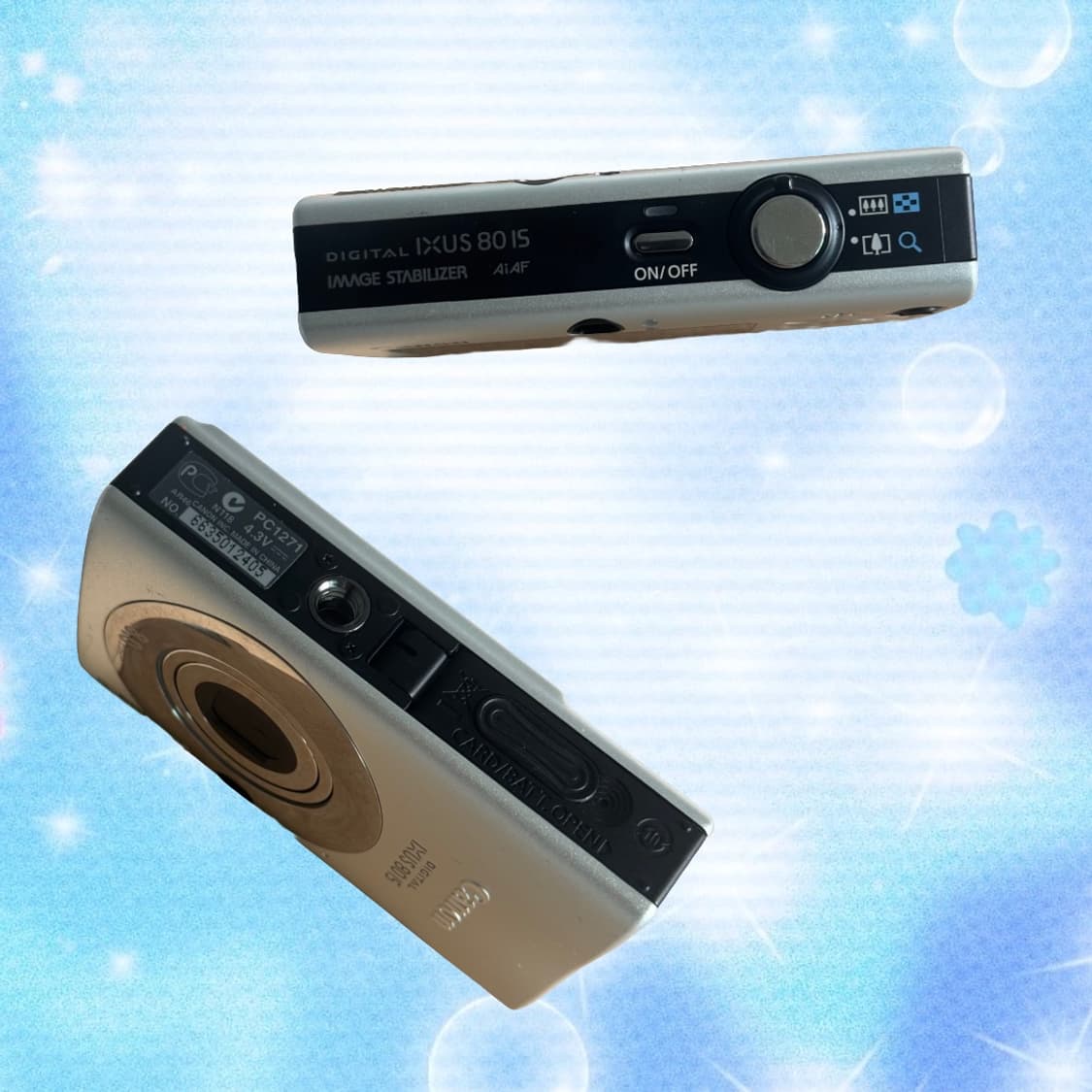 풀박,미품,리사디카🤍) 캐논 익서스 80 실버 / IXUS 80 IS 상품이미지4