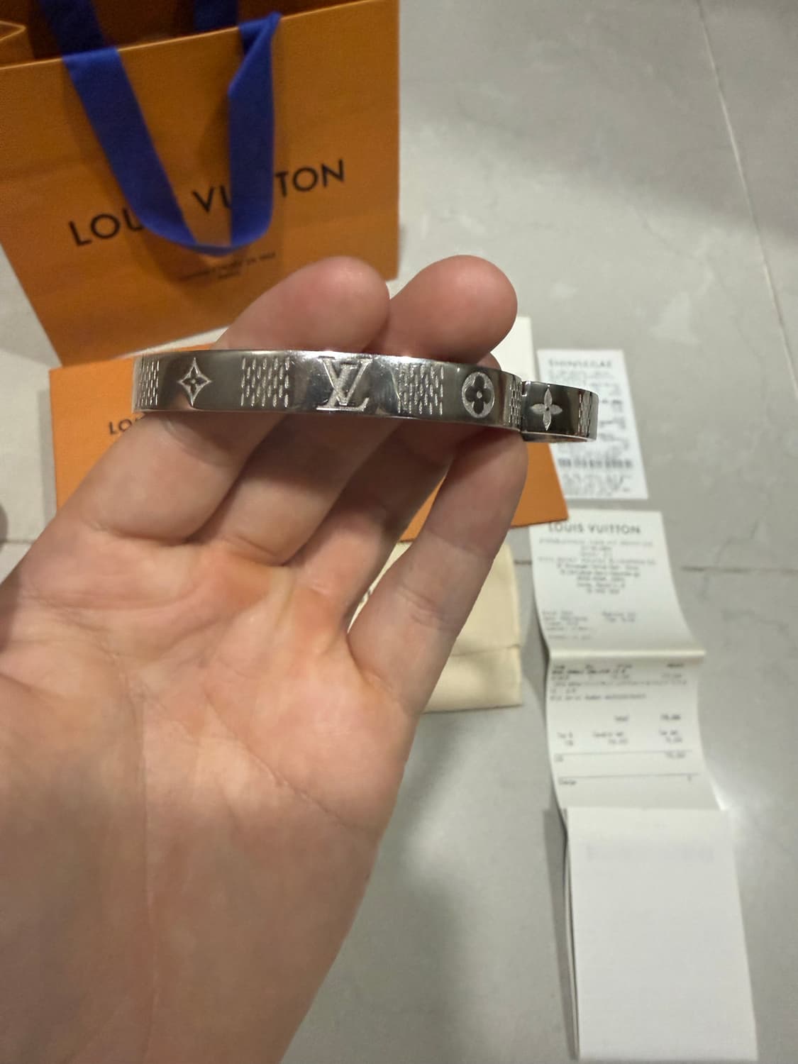 [당일출고,풀박스] 루이비통 다미에 뱅글 팔찌 상품이미지4