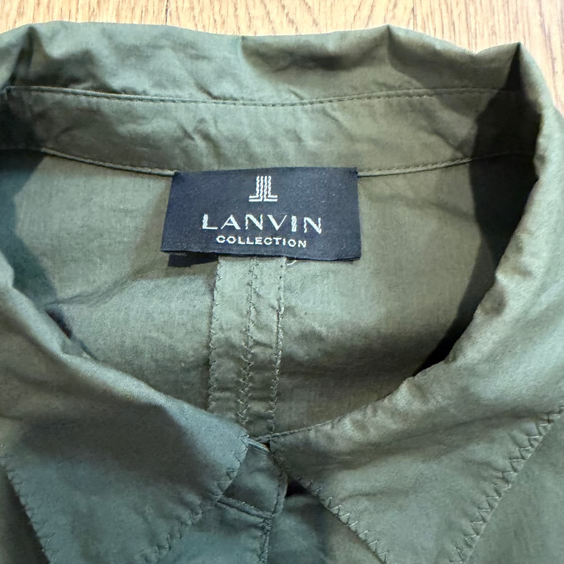 랑방 컬렉션 W  카키 7부 셔츠 상품이미지2