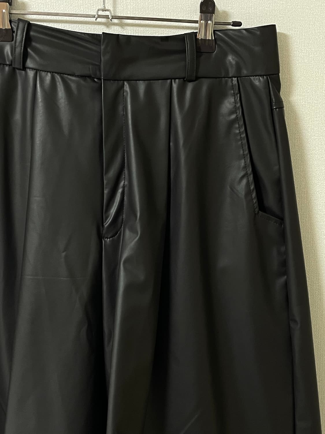 Morning-cut Leather Half Pants [ Brown] 상품이미지5