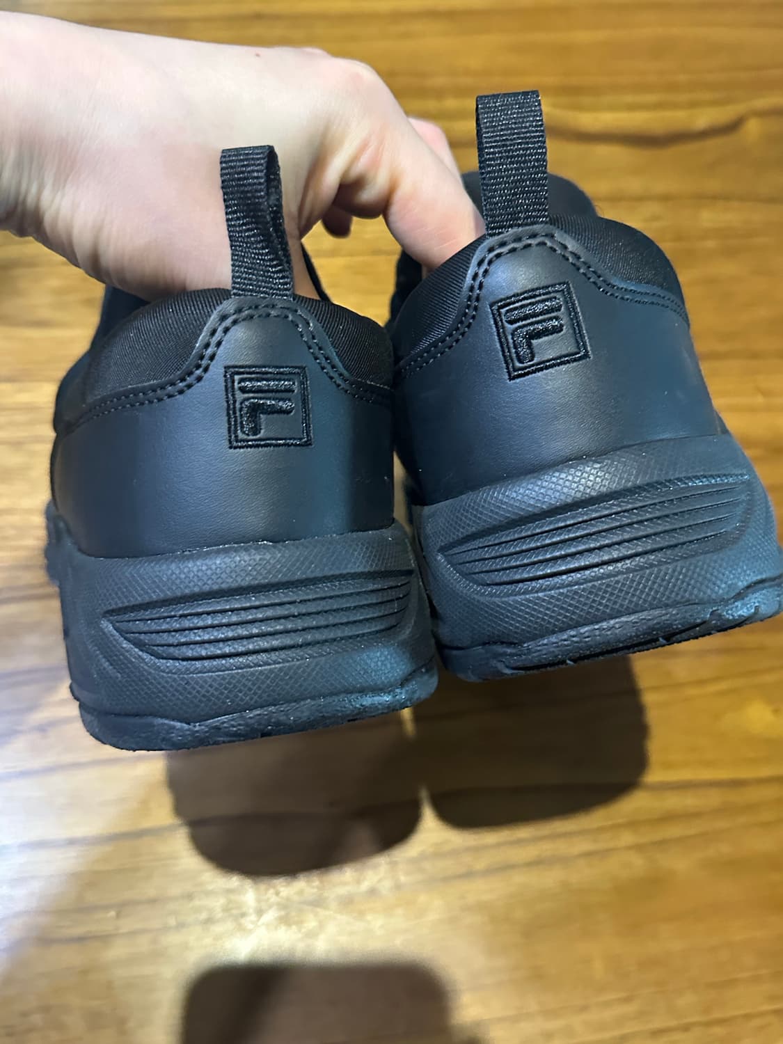 휠라 패딩 슬립온 245mm 블랙 상품이미지6