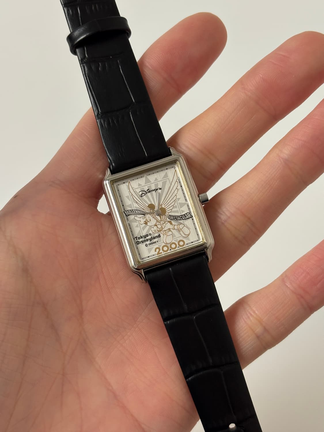 2000 Tokyo Disneyland Silver Tank Quartz 상품이미지2