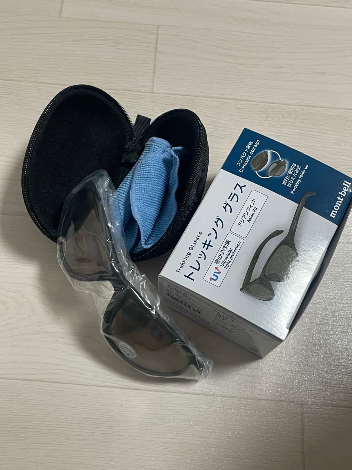 몽벨 제니 선글라스 트레킹 안경 블랙 브라운 상품이미지1