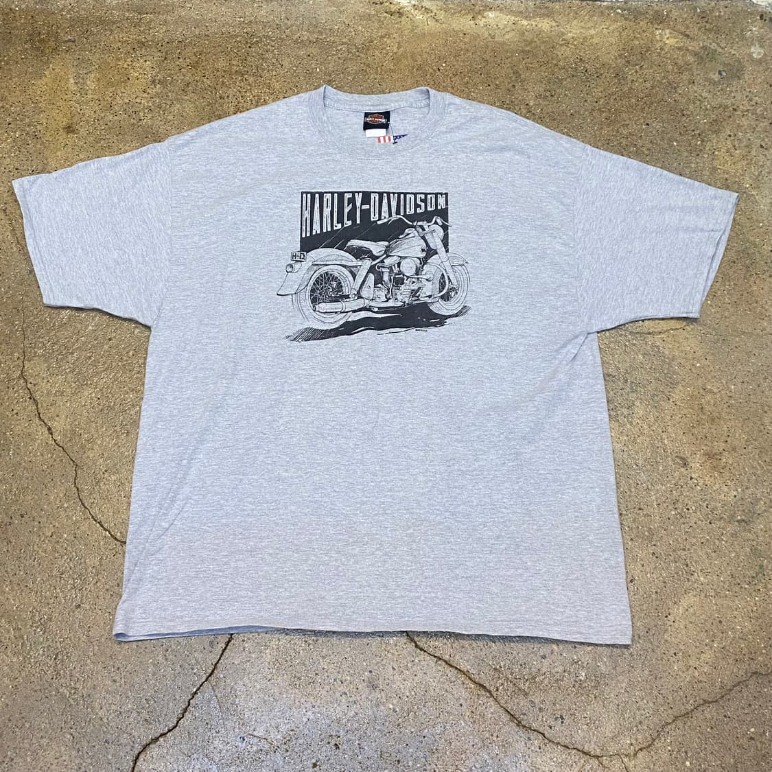 미국 빈티지 할리데이비슨 데날리 빅로고 오토 반팔티 상품이미지1