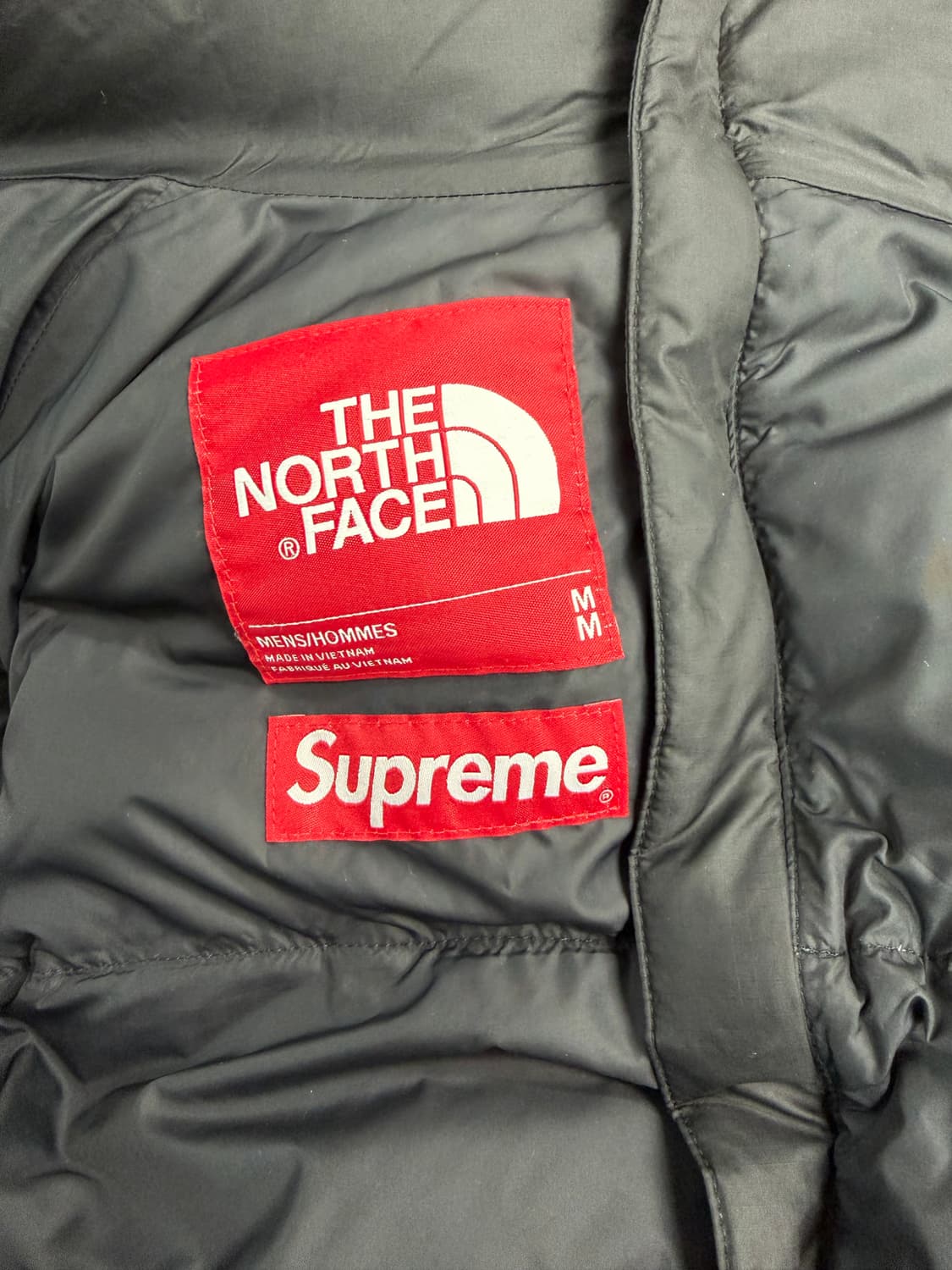 [M]슈프림x노스페이스 스플릿 눕시 블랙 24ss 상품이미지8