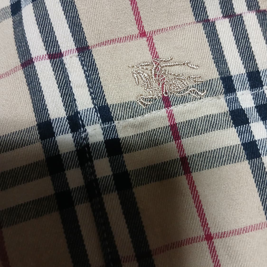 Burberry 버버리 빈티지 오버핏 체크 셔츠 남방 상품이미지2